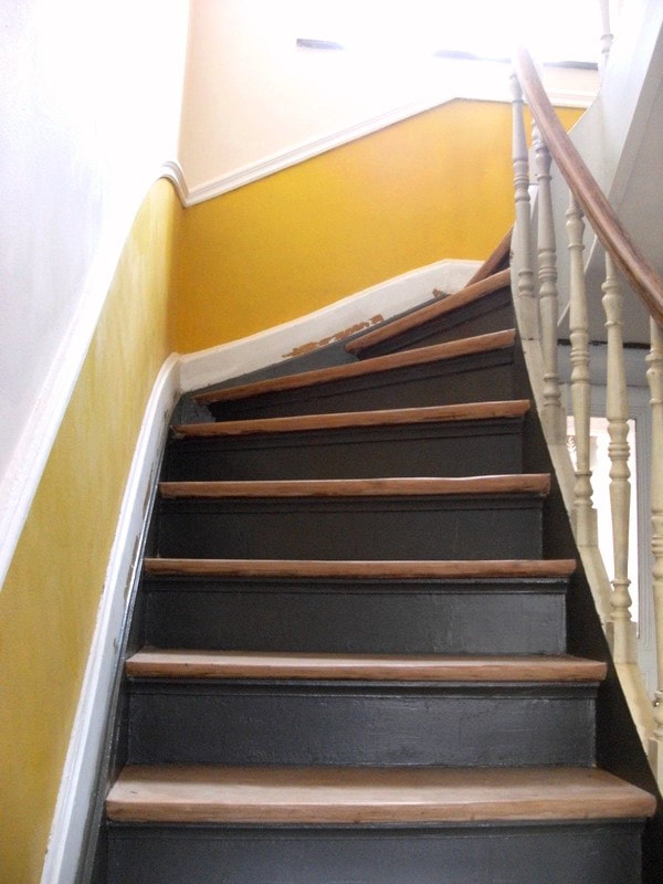 peinture contre-marches escalier